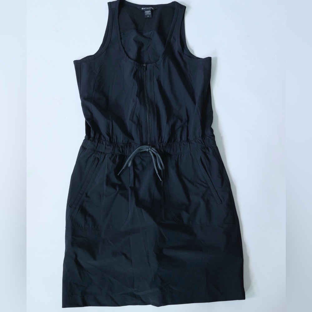Athleta Black Midi Dress